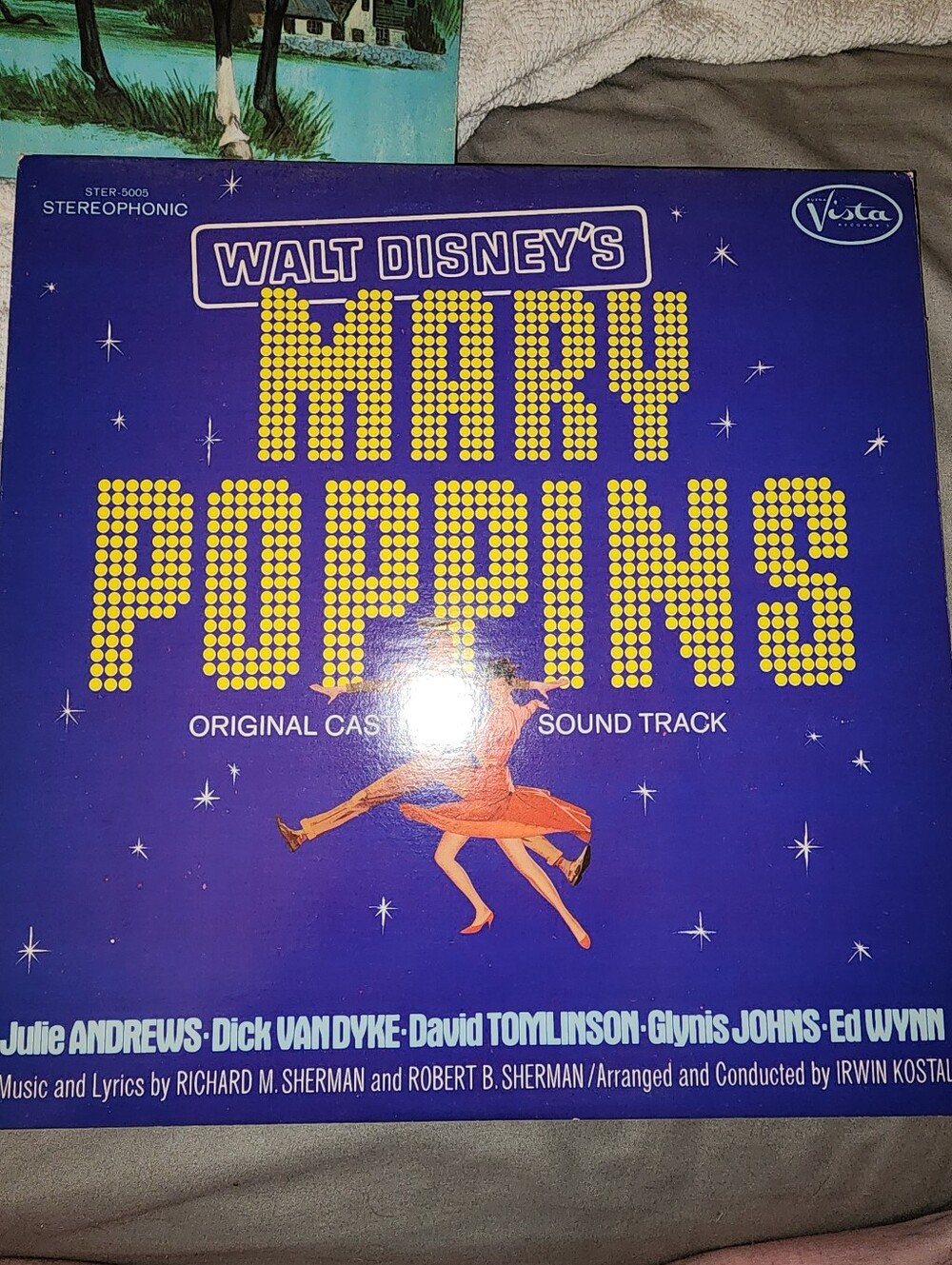 Disney Mary Poppins Soundtrack Cover - Blue and Yellow
